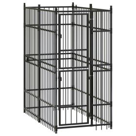 Outdoor Dog Kennel Steel 19.8 ft² Outdoor Dog Kennel Steel 19.8 ft²